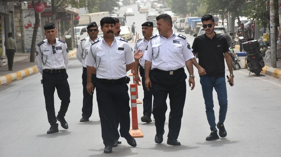 لە سەنتەری هەڵەبجە ئاڕاستەی شەقامێک فراوان دەکرێ