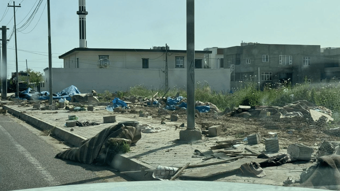 ئیدارەى کەرکوک خێوەتى ئاوارە سورییەکانى رووخاند