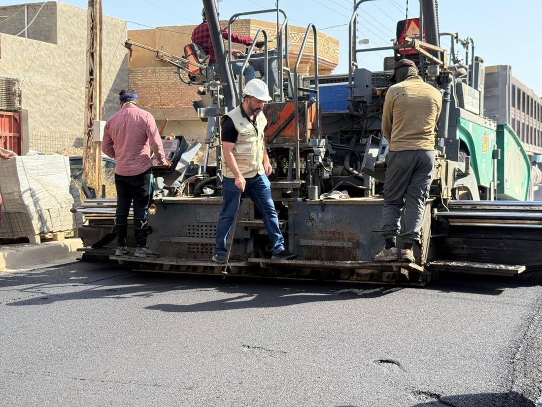 صور من الطارمية: إنجاز 4 مشاريع خدمية جديدة ومواصلة العمل بـ5 أخرى