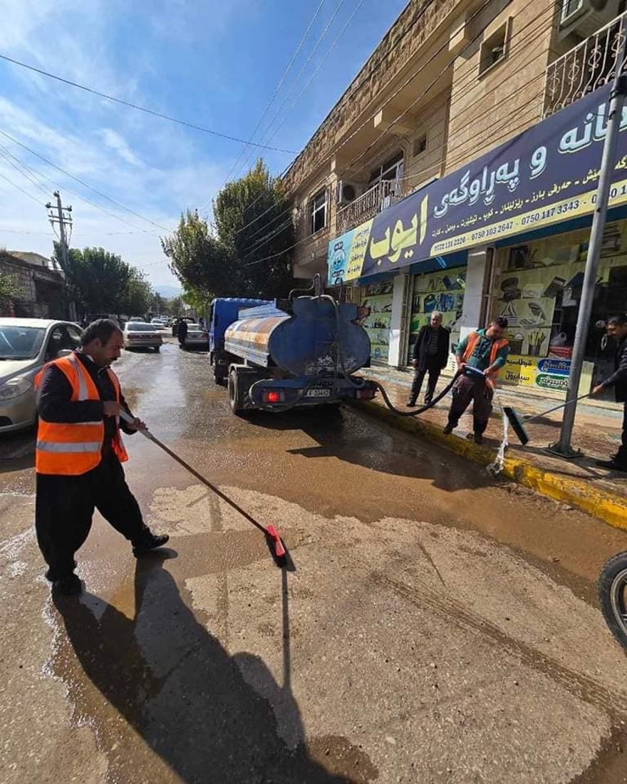 هەڵەبجە خۆی بۆ بارانی داهاتوو ئامادە دەکات