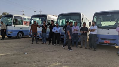صور من احتجاج كوسترات بنجا علي في كركوك: ليس لدينا كراج وهدموا حتى غرف الاستراحة