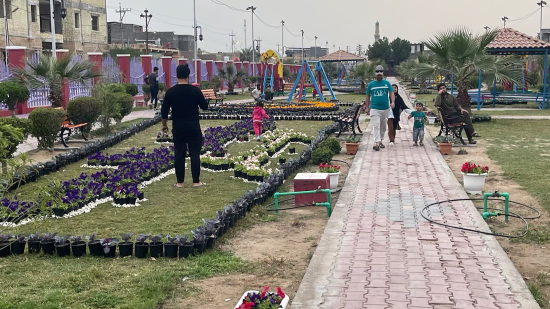 Basra’s city municipality hosts flower exhibition