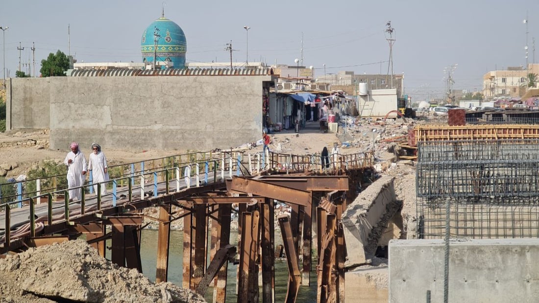 المثنى: خسائر تجار سوق الخضر “فادحة”.. الجسر الجديد يعيق الزبائن (صور)