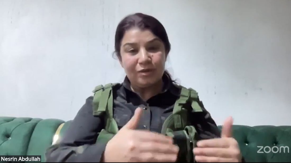 نەسرین عەبدوڵا: کۆبانێ لەژێر “قڕکردن”دایە و داعش بە مۆدێلێکی نوێ گەڕاوەتەوە