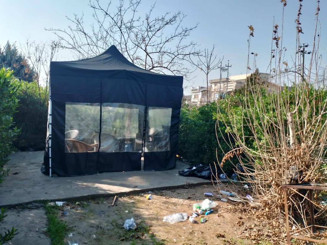 دیوەخانە خۆشەکەی هەولێر تێکدرا