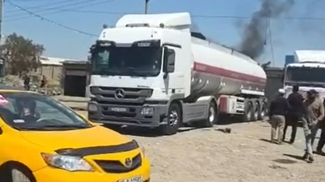 لە کەرکوک تانکەرێک تەقییەوە و کەسێک گیانی لەدەستدا