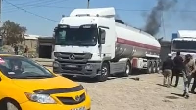 لە کەرکوک تانکەرێک تەقییەوە و کەسێک گیانی لەدەستدا