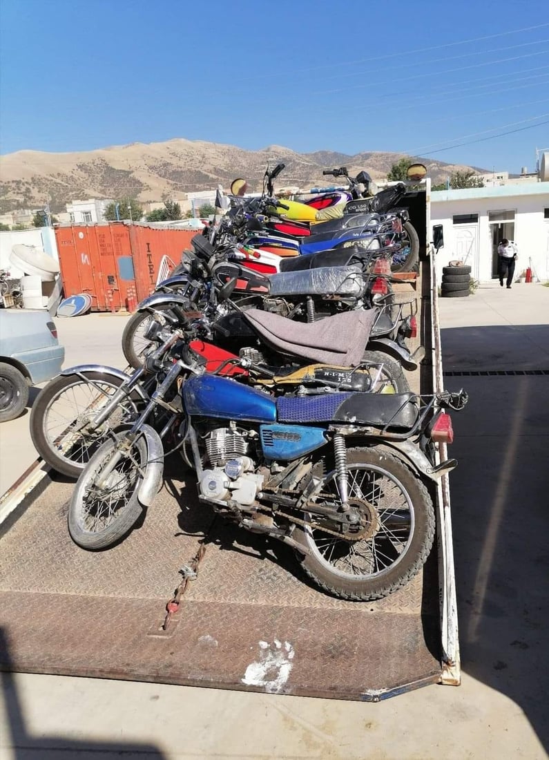 لە هەڵەبجە 391 ماتۆڕ گیران و پانكرانەوە