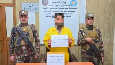 Police seize 17,500 Captagon pills, weapons in Anbar drug operation