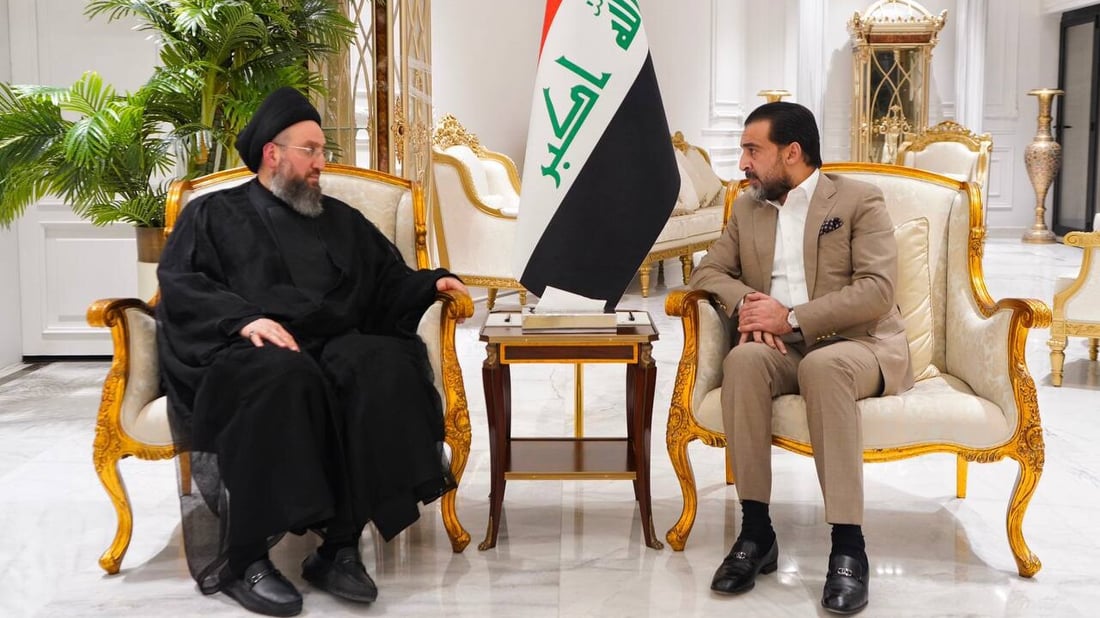 الحلبوسي يستقبل الحكيم لبحث الأوضاع السياسية والتأكيد على دعم الحكومة