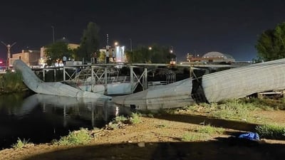 پردێك لە دیوانییە و سێ‌ تاوەری كارەبا لە سەڵاحەدین كەوتنەخوارەوە