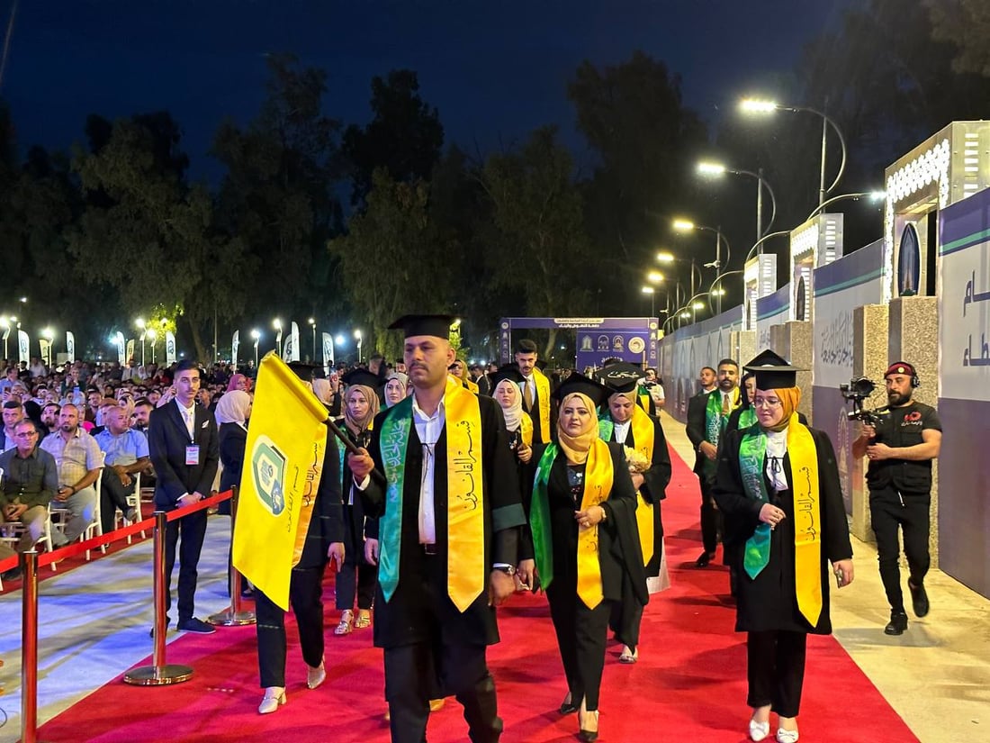 الحدباء تخرّج دفعة “النهوض” في ذكرى الـ30 لتأسيس الكلية.. صور من حفل الغابات