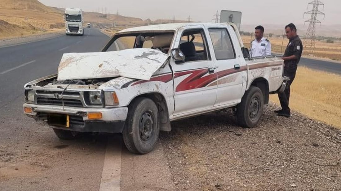 شۆفێرێکى پیکاب گیانى لەدەستدا؛ لە رووداوێکى وەرگەڕان