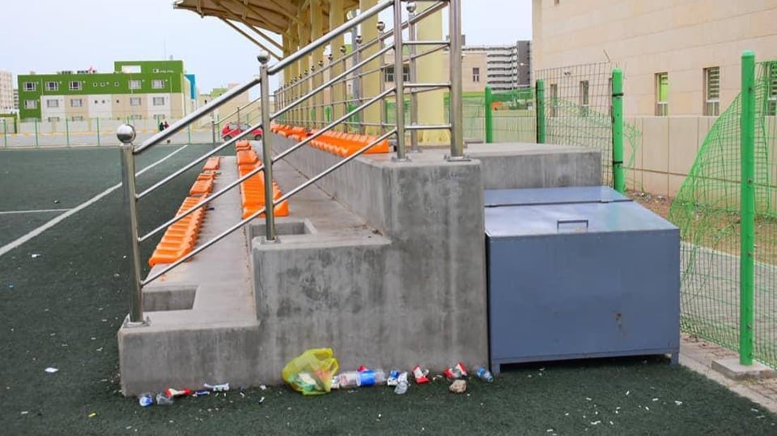 صور: ملاعب بسماية تتعرّض لتخريب متعمّد.. والأهالي يطالبون بتدخّل حكومي