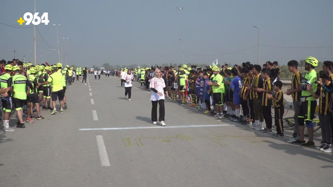 Marathon and cycling competition unites Babylon and Baghdad