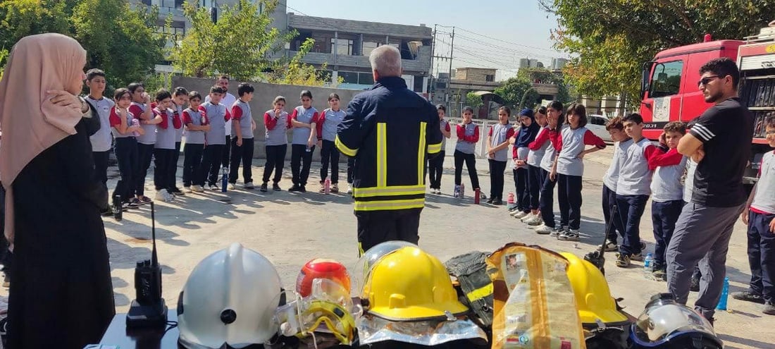 به‌رگریى شارستانیى خورماڵ قوتابیان له‌ ئاگركه‌وتنه‌وه‌ دوور ده‌خاته‌وه‌