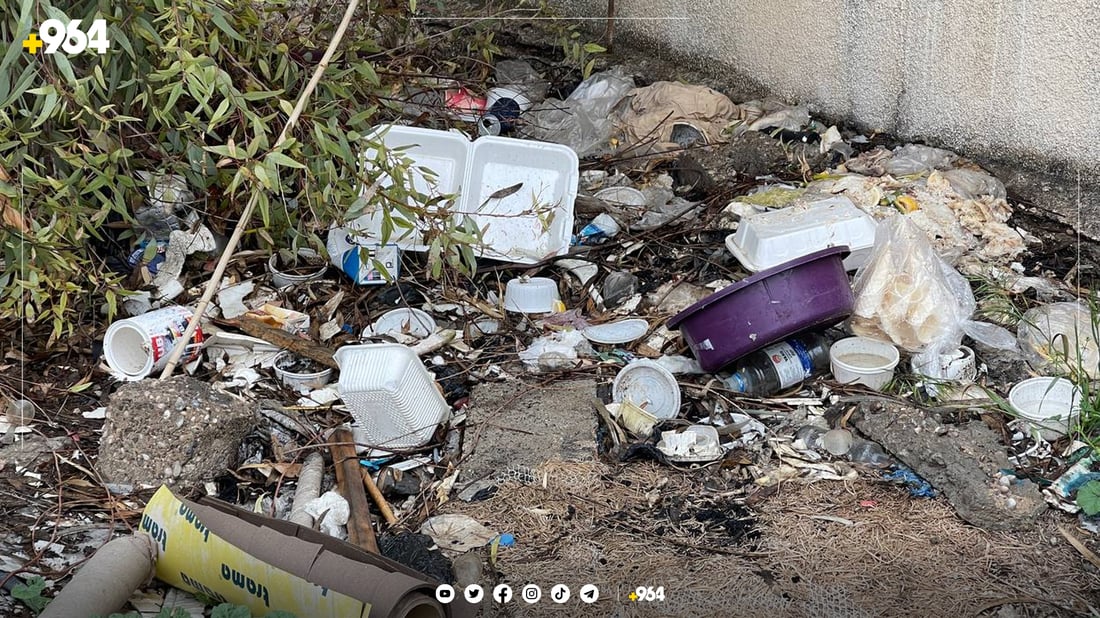 گۆڕستانی کۆنی بەردەڕەش بووە بە شوێنی زبڵ و خاشاک
