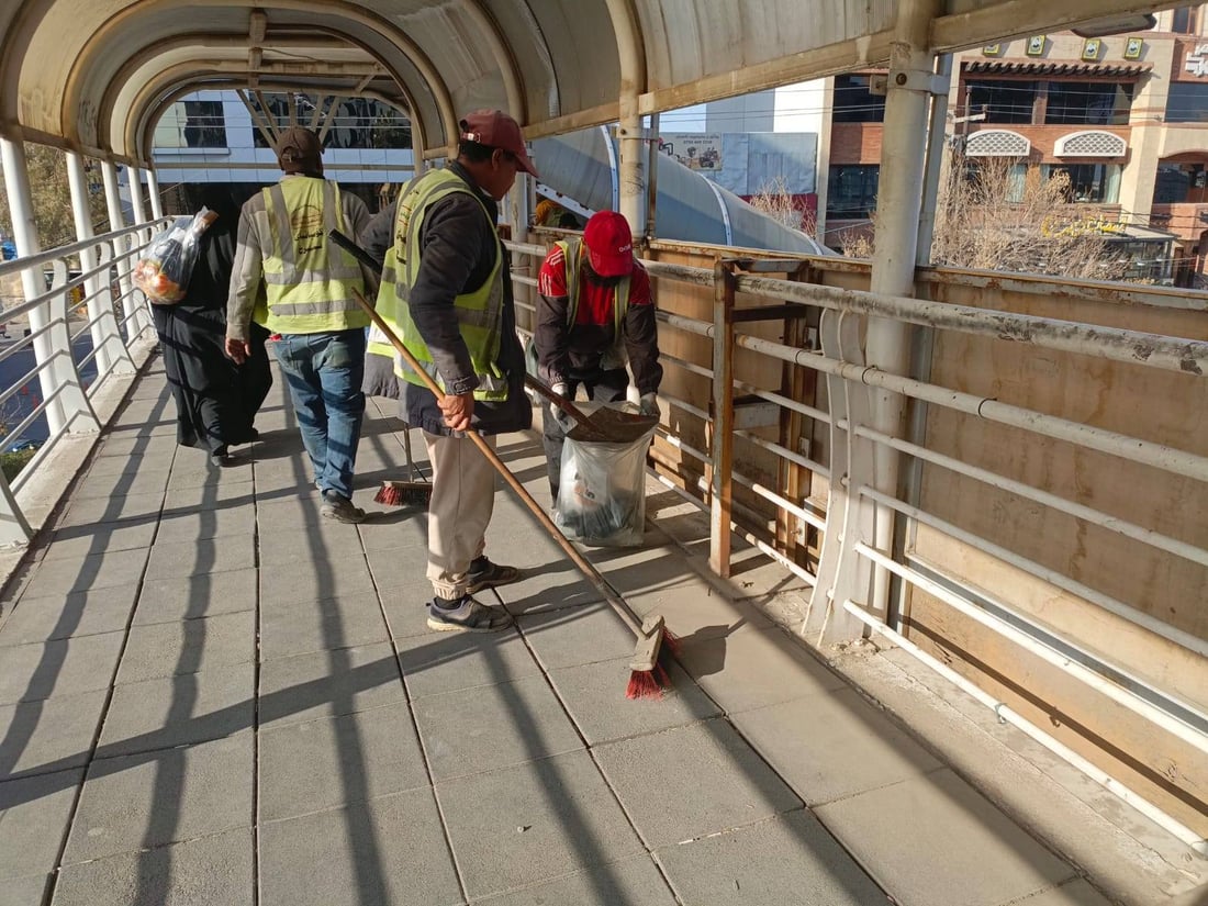 لە یەکەم هەفتەی مانگی رەمەزاندا نزیکەی نۆ تۆن زبڵ لە عەلوەی هەولێر کۆکرایەوە