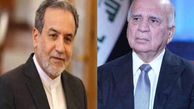 فؤاد حسين يؤكد لعراقجي: موقف العراق ثابت يرفض الحرب ويدعو للحوار