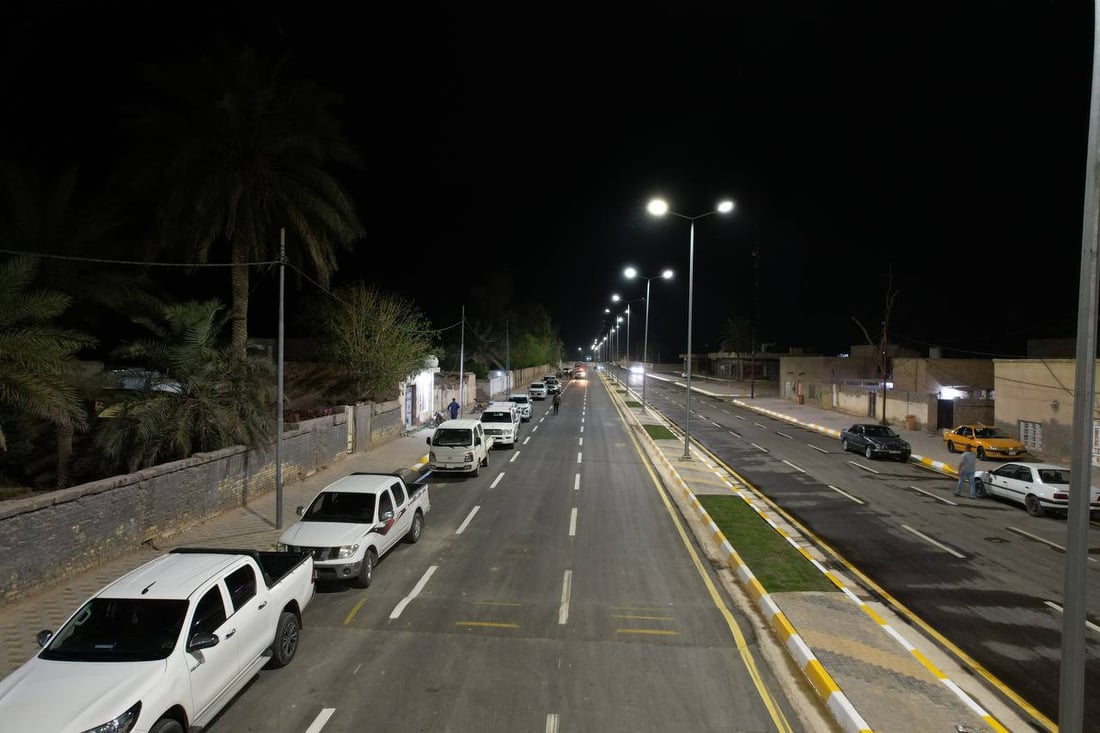 صور لـ “جصان” من الجو.. أول تطوير لمدخل الشمال منذ 1994 بأموال الأمن الغذائي