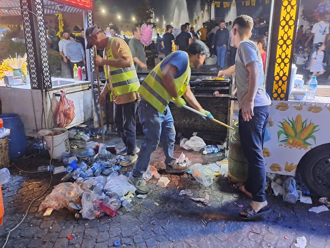 لە رۆژێکدا زیاتر لە 60 تۆن زبڵ لە هەولێر کۆکرایەوە