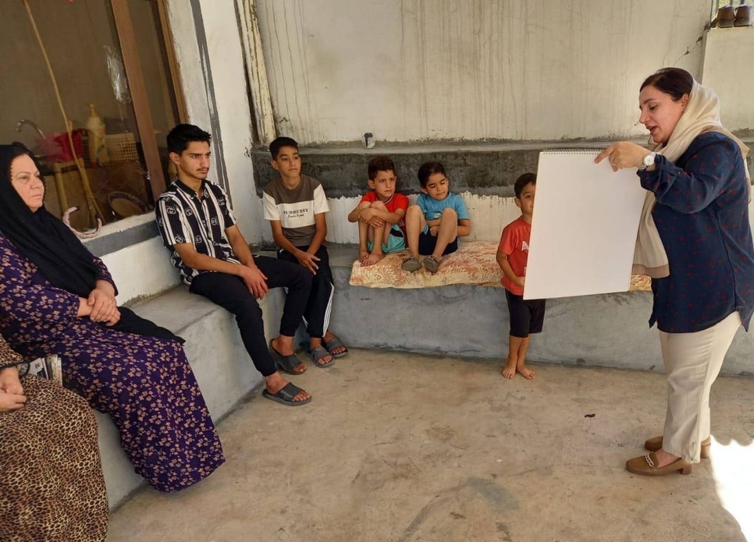 ماڵ به‌ ماڵى گوندکانی سلێمانى دەگەڕێن و رێنمایی خۆپاراستنیان پێشكه‌ش كردوون
