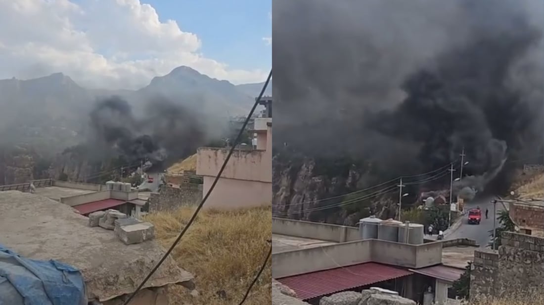لەناو رواندز موەلیدەی گەڕەکێک ئاگری گرت