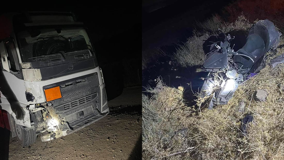 بە رووداوی هاتوچۆ ماتۆڕسوارێک گیانی لەدەست دا 