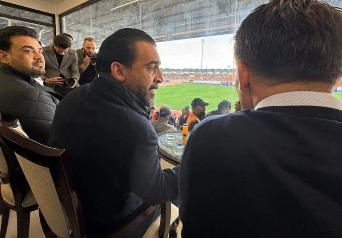 صور: الحلبوسي وكاساس وآلاف الجماهير خلال مباراة انتهت بالتعادل بين الكرمة والزوراء