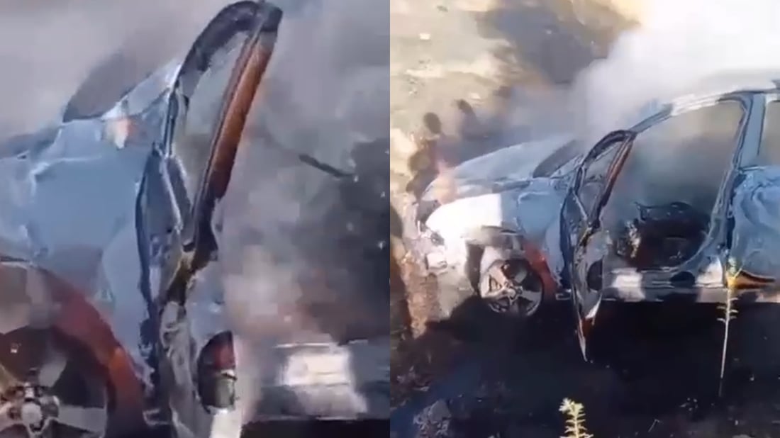ئافرەتێک لە ئۆتۆمبێلێکدا سووتاوە؛ پۆلیس لێکۆڵینەوە دەکات
