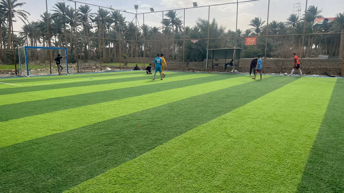 صور: ملاعب الخماسي تكتظ بشُبّان هيت في العطلة الربيعية