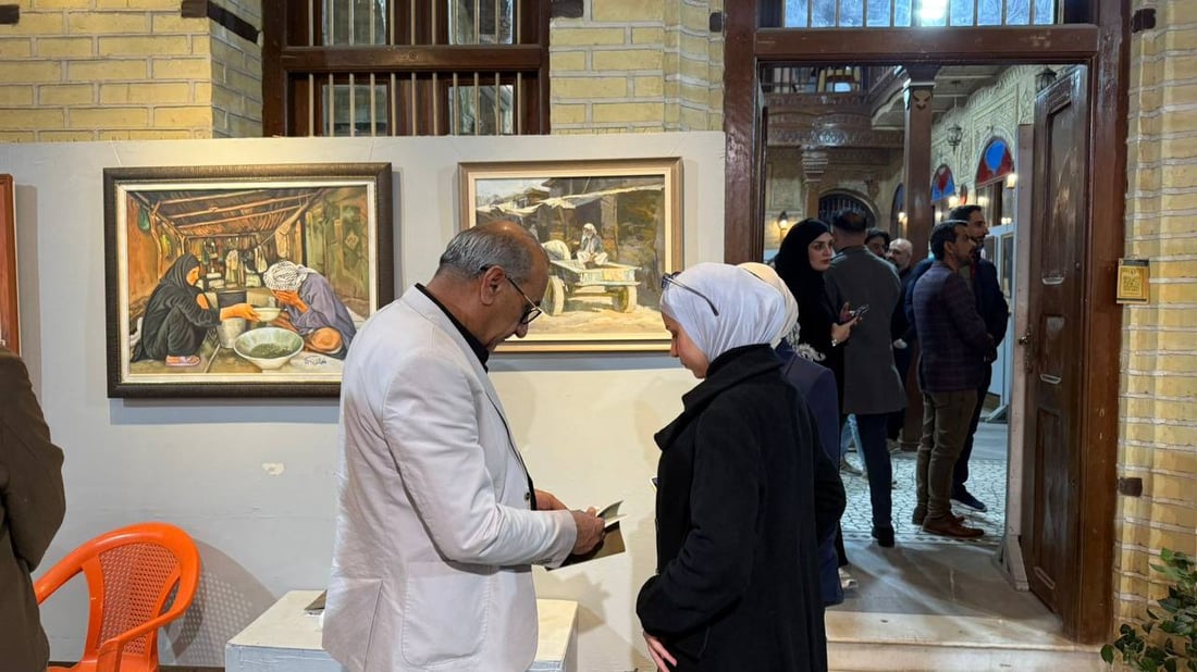 البيت العتيق لم يتسع للجمهور.. 55 لوحة فنية في البصرة حصيلة عام 2024 (صور)