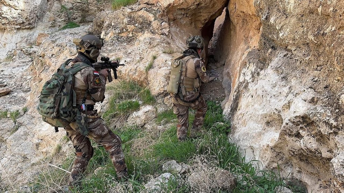 پێشمەرگە و دژەتیرۆری عێراق لە چیای قەرەچوغ هێرشیان كرد