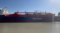 مرفأ غاز البصرة يستقبل أكبر سفينة في تاريخه.. “Gas Chem” رست بسلام (صور)