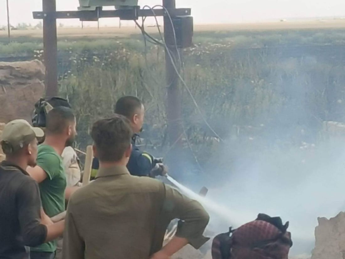 صور: داقوق تخمد 4 حرائق وتنقذ 10 آلاف دونم من محصول الحنطة