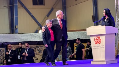 تعويذة بغداد الليلة.. صبيحة الشيخ داود وكلمة مؤثرة من المدى تختم معرض الكتاب