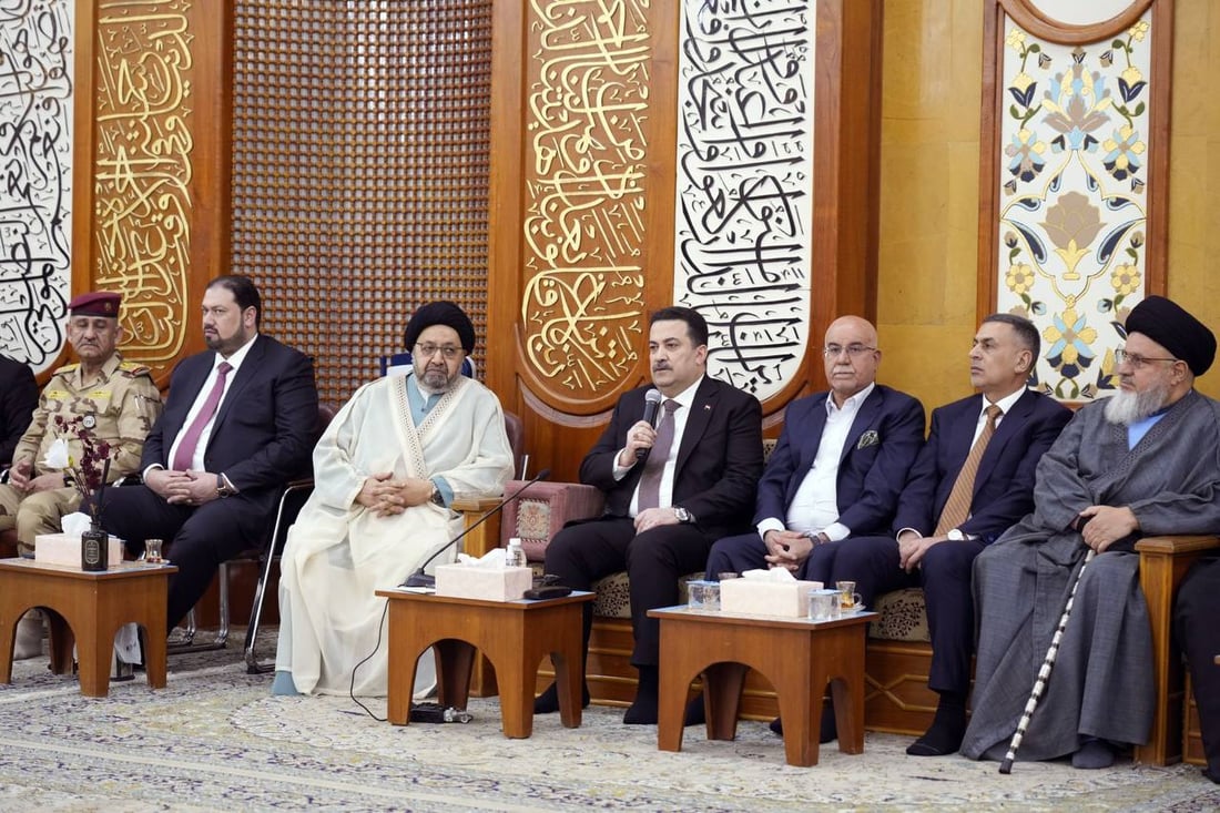 البصرة: السوداني في ديوان زعيم الشيخية وكل الوجهاء حضروا (صور)