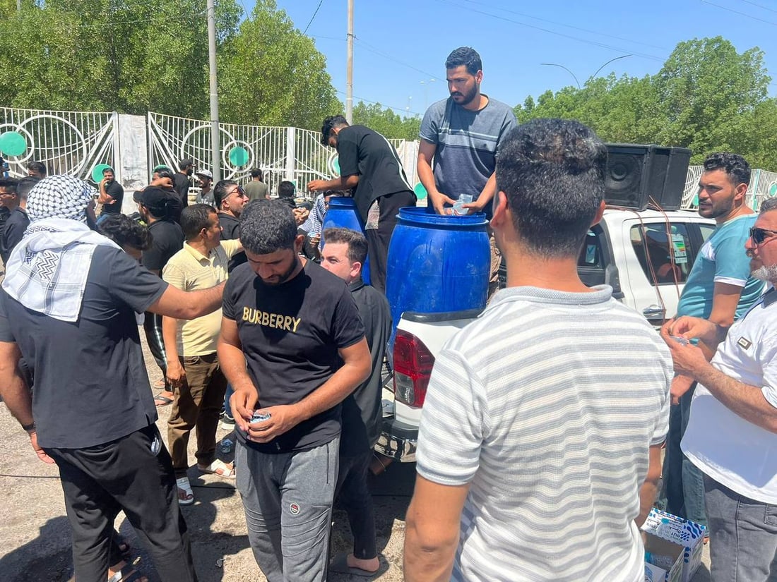 شاهد: تظاهرة رجال الدين شمال البصرة.. “والله سنصعّد”