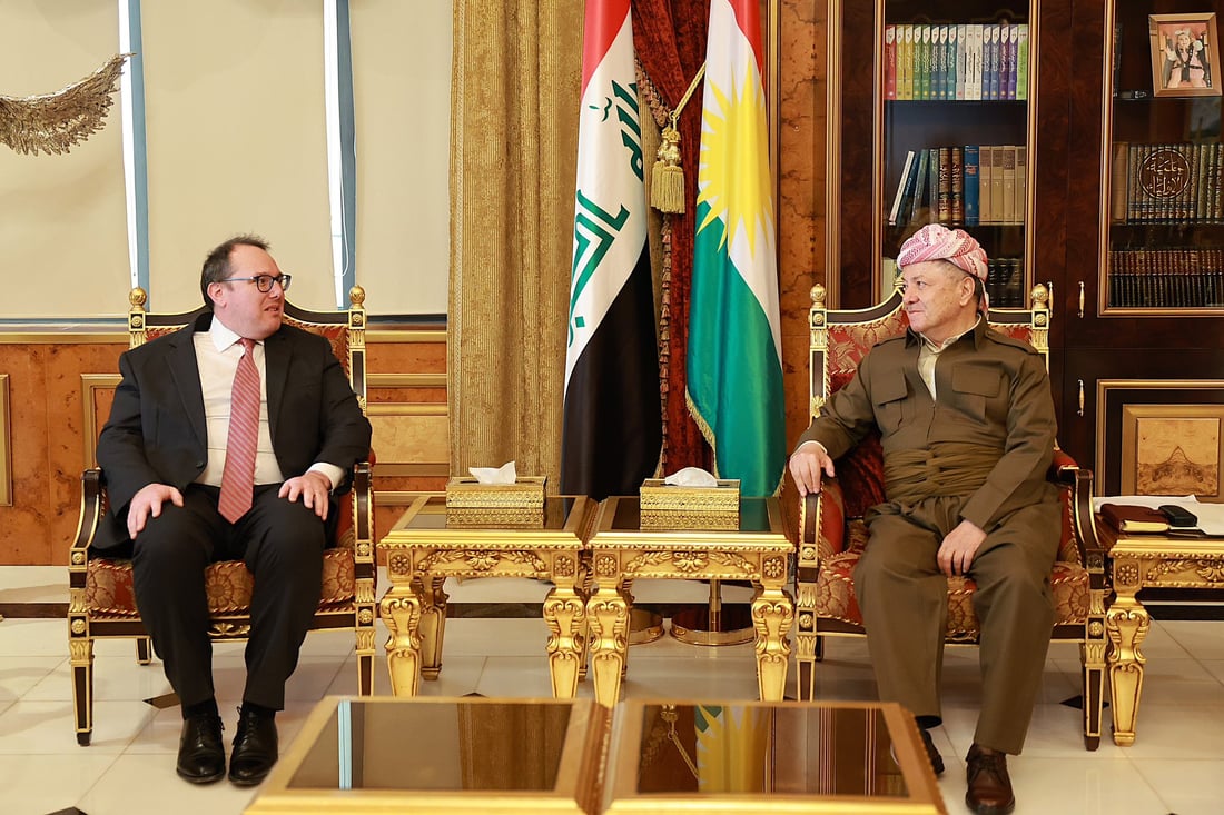 Barzani hosts US envoy as Washington urges Iraqi government ‘independence’