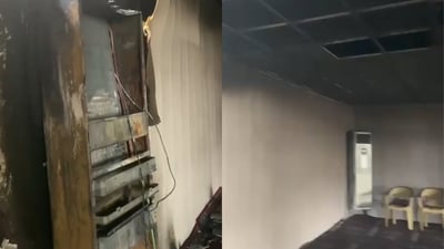 سویچپلاکێک ئاگری لە مزگەوتی گوندی چۆخماخی گاپیڵۆن هەڵگیرساند