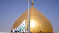 صور من صحن الإمام علي لرفع راية الغدير وانطلاق أسبوع ال...