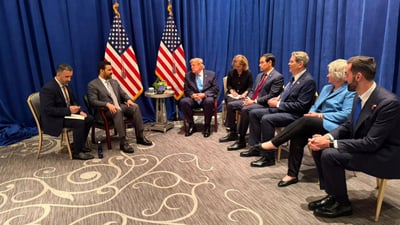 Zaidi meets Trump for the second time as weapons deadline shifts