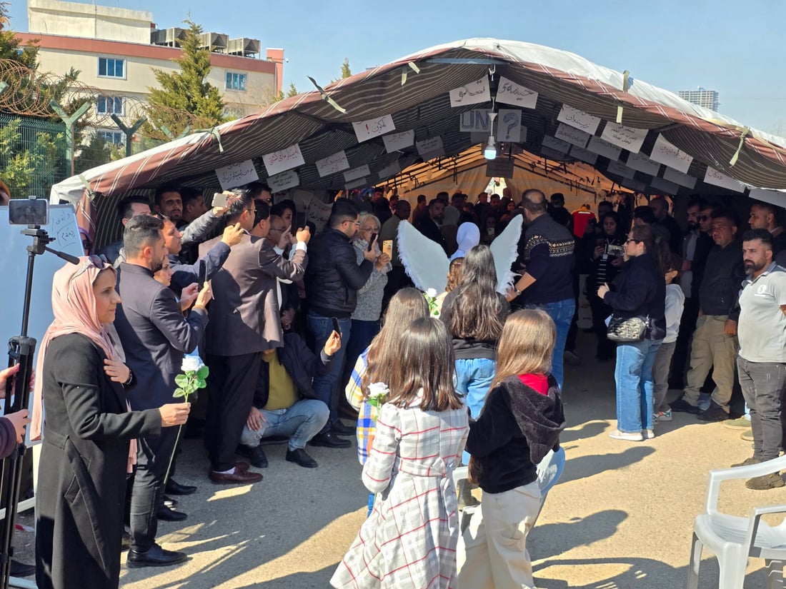 قبل قليل.. تدهور حالة المضربين عن الطعام ومشاهد مؤثرة من السليمانية (فيديو)