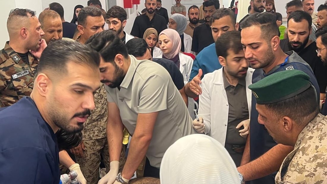 جدار يوقع منتسباً ويجرح اثنين من المغاوير في الأنبار (فيديو + صور)