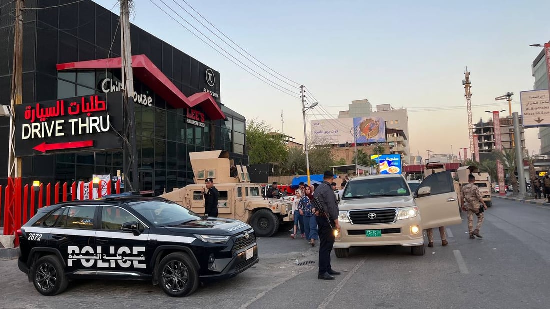 صور من قلب البصرة: انسحاب المجاميع من محيط “جلي هاوس” بعد وصول قوات الأمن