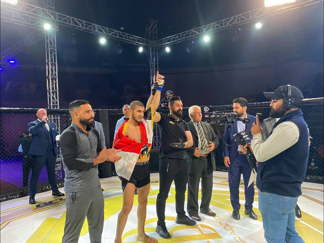 Iraqi fighter Raed Abbas clinches victory in CFL International Championship