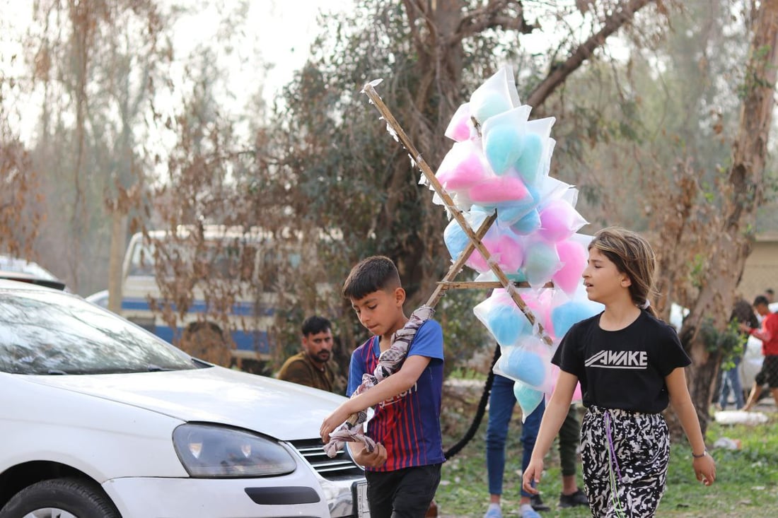 صور: يوم جميل في دبس كركوك.. غابات “شناغة” مساحة العوائل لـ”سفرات الجمعة”