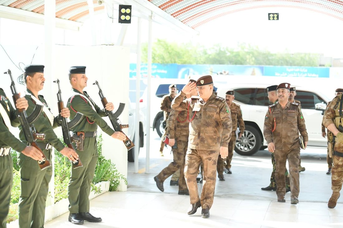 صور: كناوي والفريق سكر يوزعون المهام والواجبات على الضباط ضمن خطة عيد الغدير