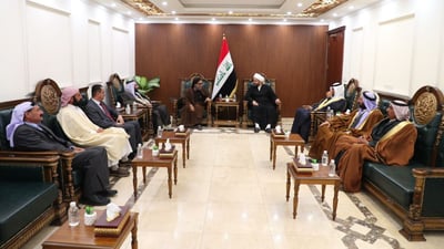 وفد إيزيدي في ضيافة قيس الخزعلي: ندعم تواجد الحشد بمناطق سنجار