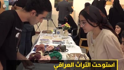 للشابات فقط.. 100 لوحة فنية وأعمال يدوية بأنامل فتيات الحلة (فيديو)
